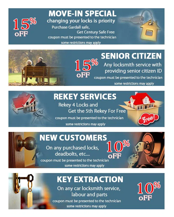 Safe Key Shop Orlando, FL 407-552-4015 - coupon21-set-five